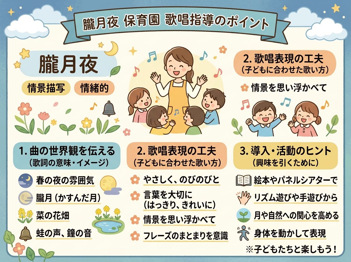 朧月夜 保育園 歌唱指導のポイント