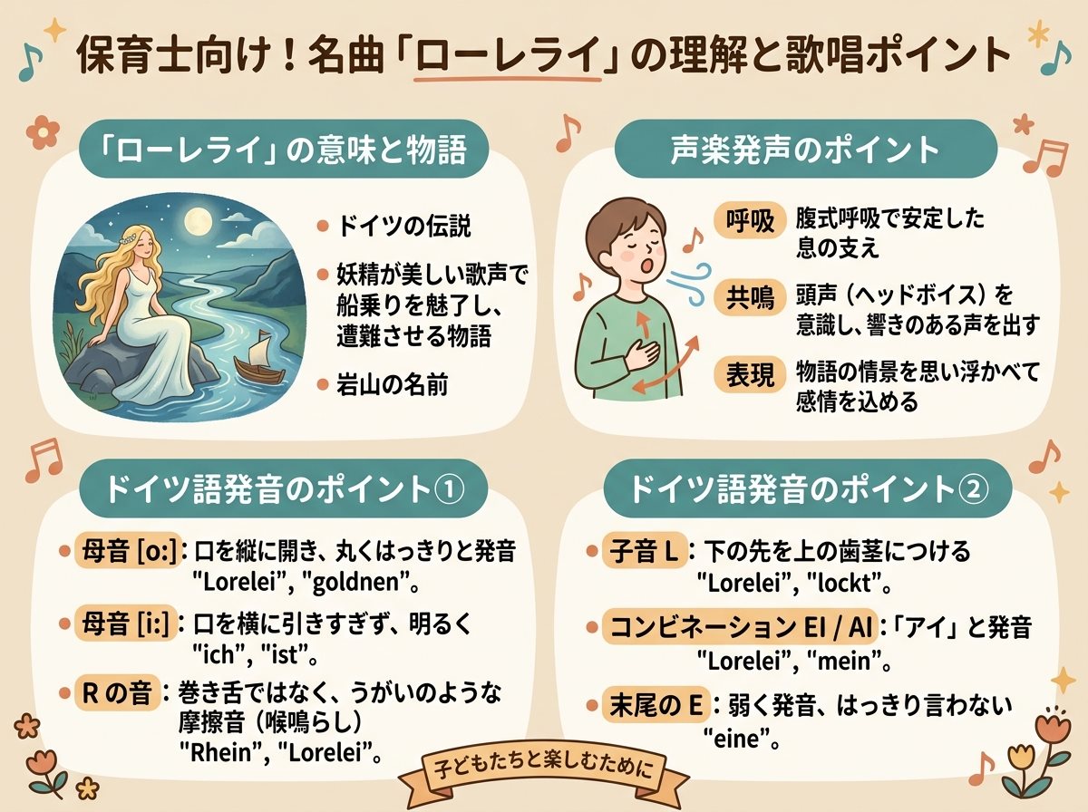 ローレライ 意味 声楽発声・ドイツ語発音のポイント